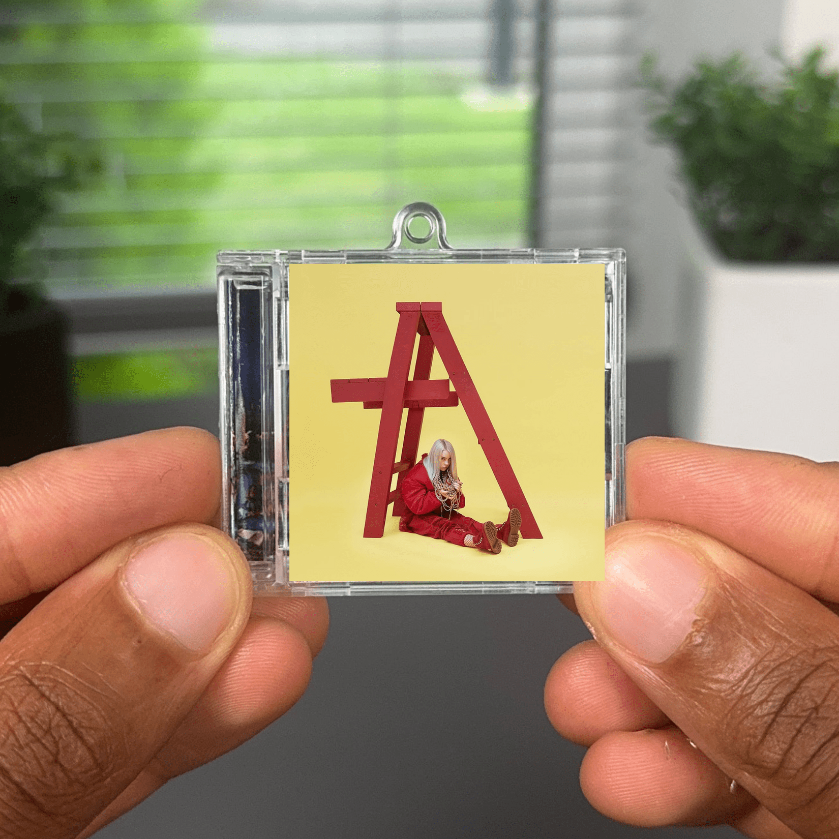 Don't Smile At Me NFC Keychain
