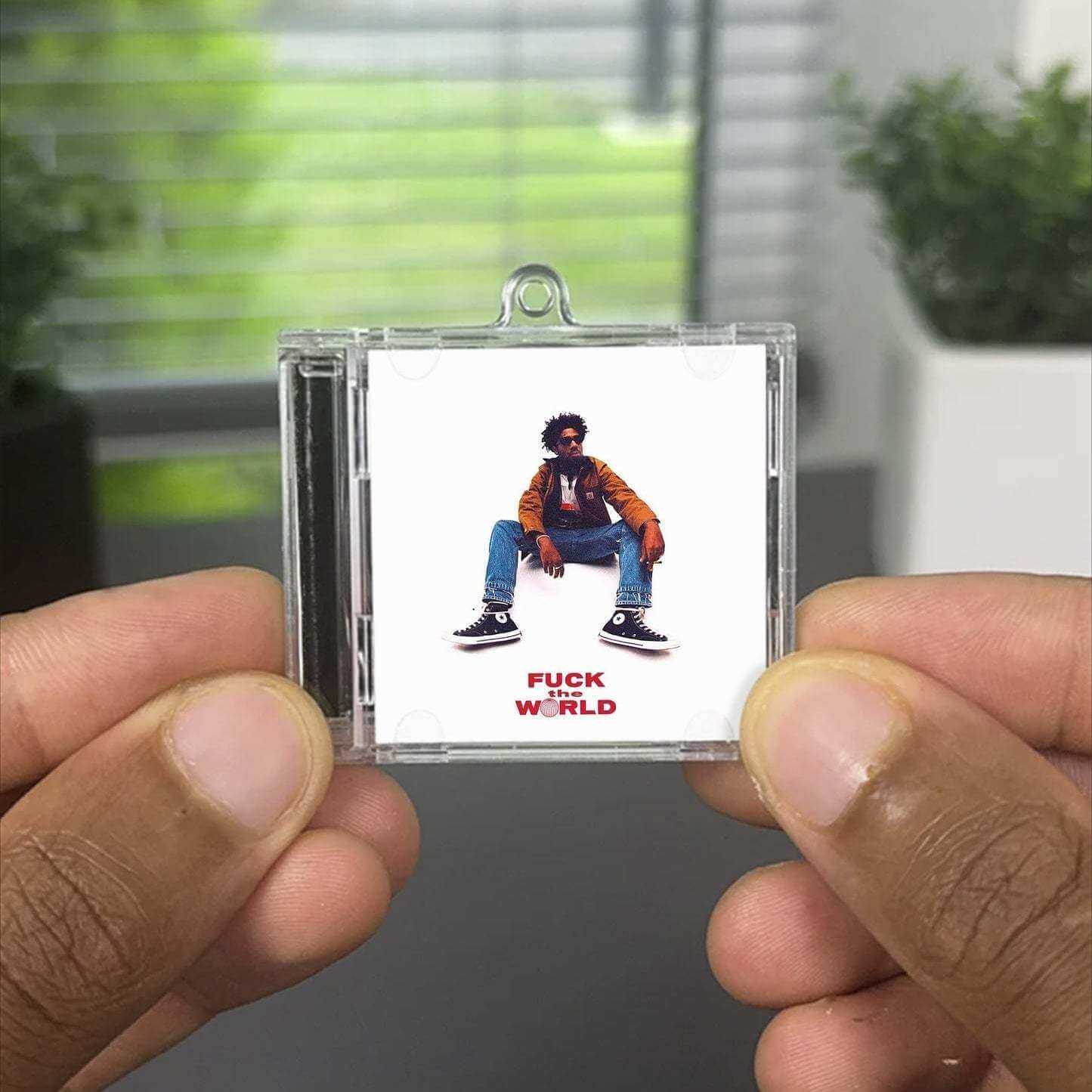 Fuck The World NFC Keychain