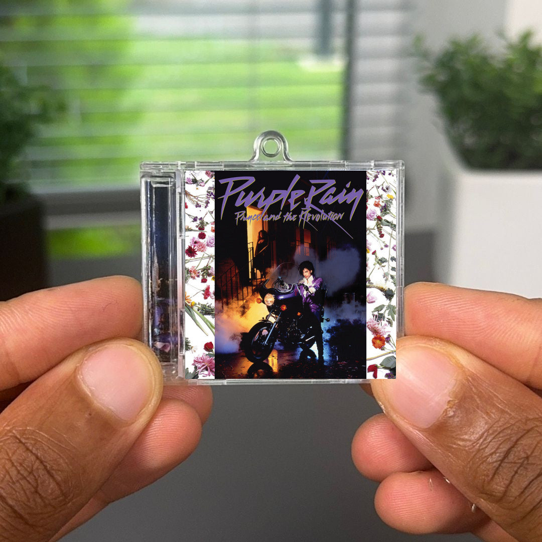 Purple Rain NFC Keychain