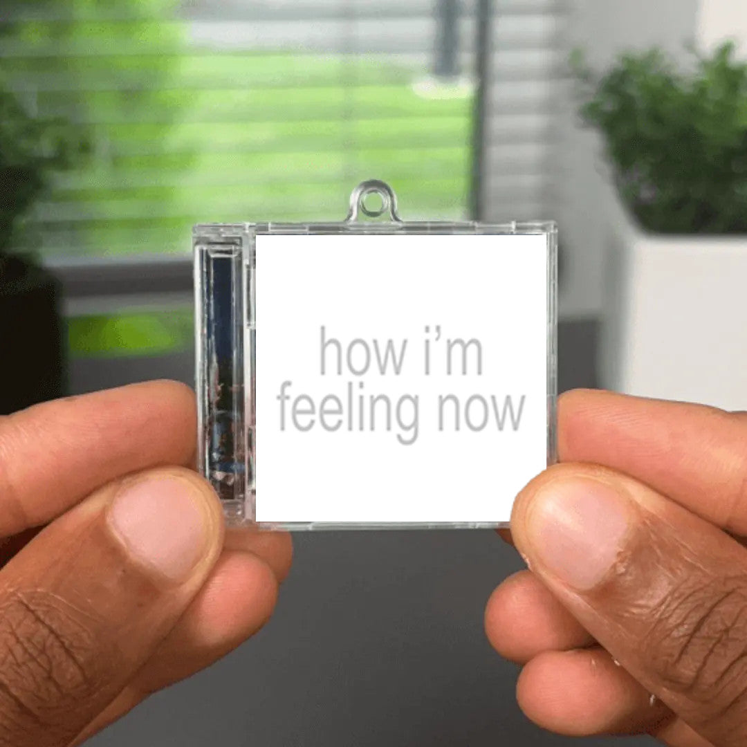 how i"m feeling now NFC Keychain