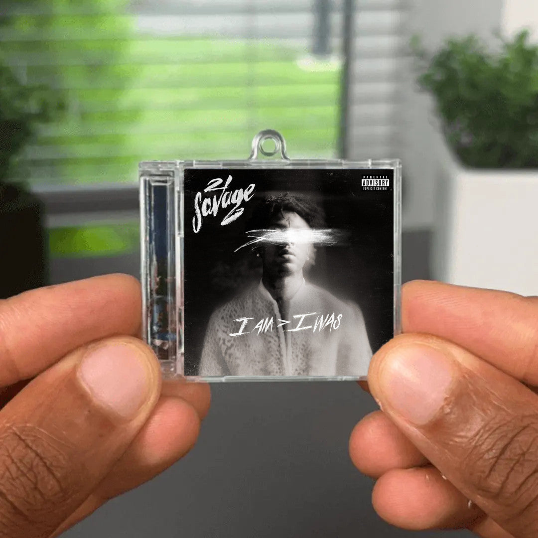 i am > i was NFC Keychain