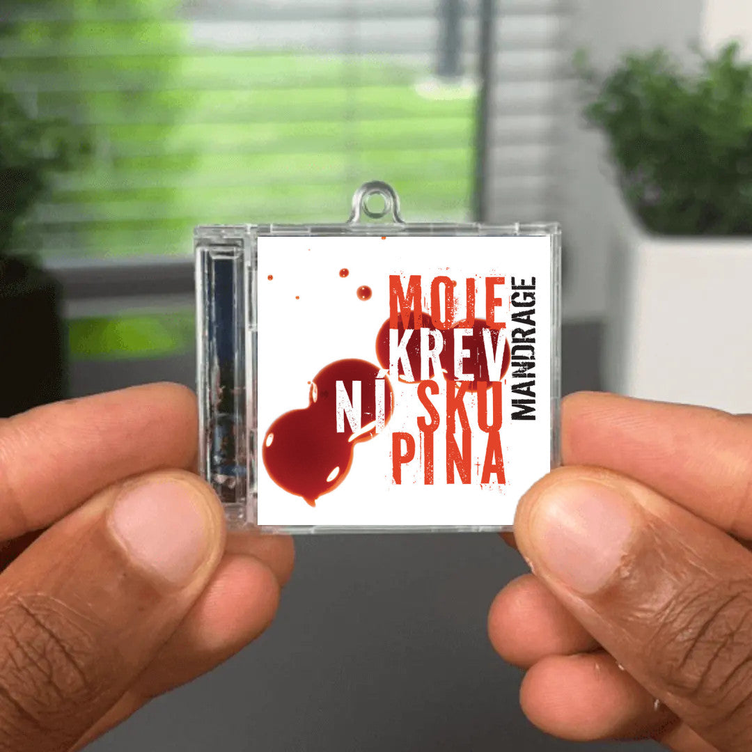 Moje krevni skupina NFC Keychain